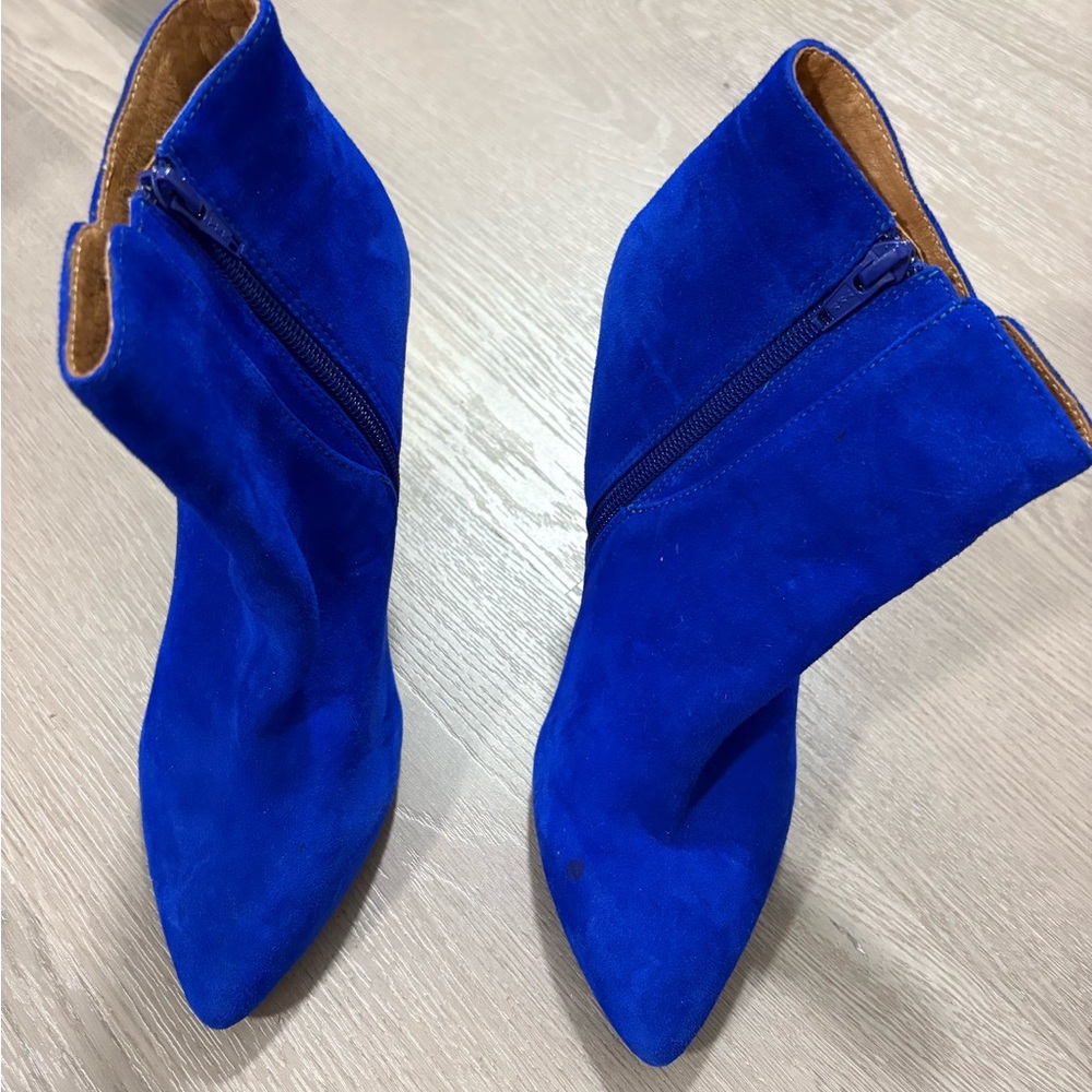 Aldo Royal Blue Ankle Booties